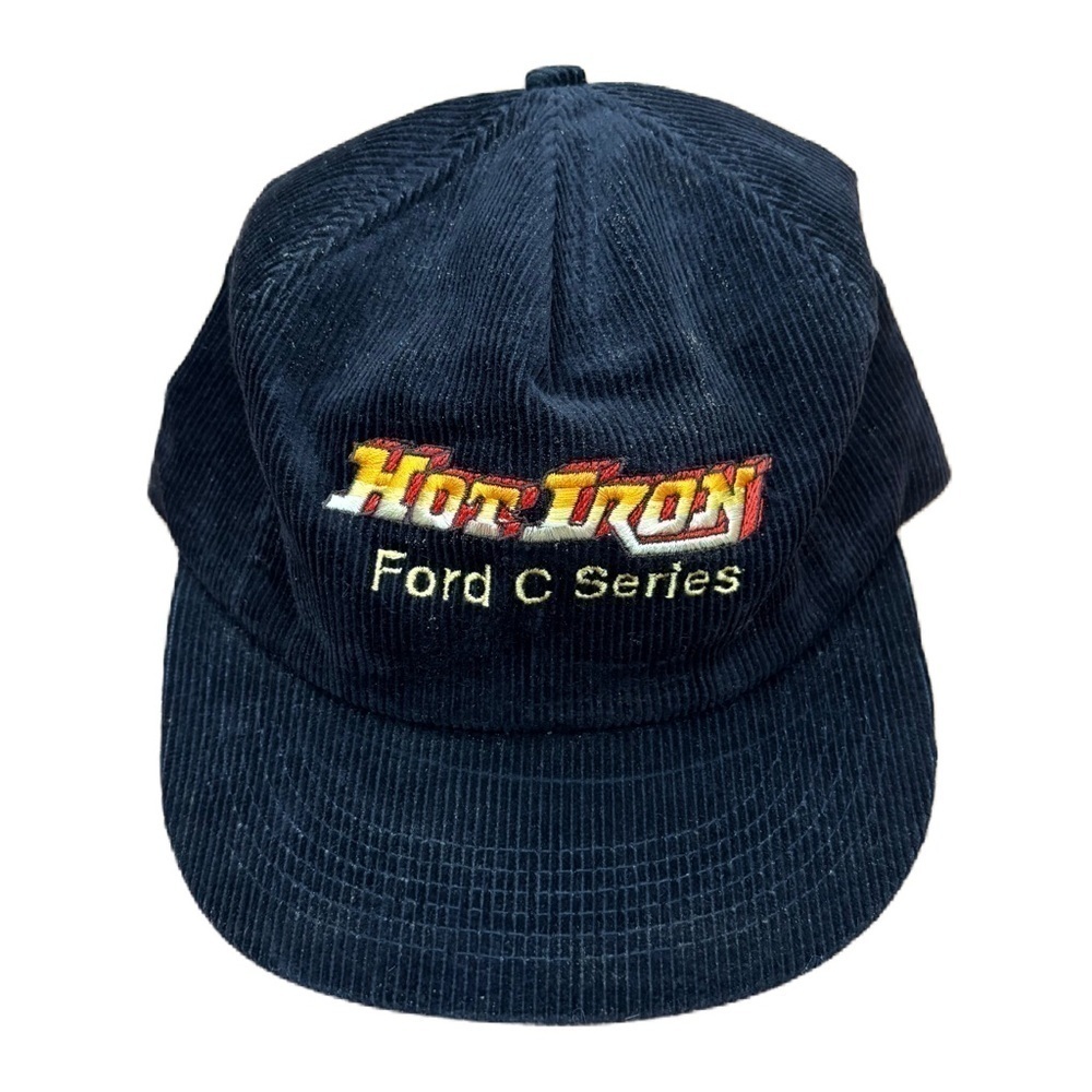 Vintage K Products HOT IRON Ford C Series Patch Mesh Trucker SnapBack Cap Hat
